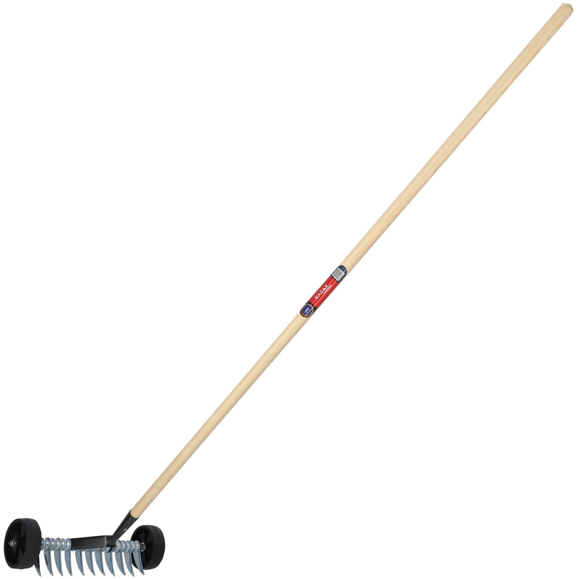 KADAX Gazonbeluchter, handmatige verticuteermachine voor tuin, gazon, schuim, tuinaccessoires van metaal, snijhark, cultivator, gazonbeluchter (beide zijden, zonder handvat