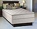 Sunset Plush Inner Spring Pillowtop Full Size Mattress Set with Bed Frame Included - Orthopedic, Great Back Support and Longlasting by Dream Solutions USA