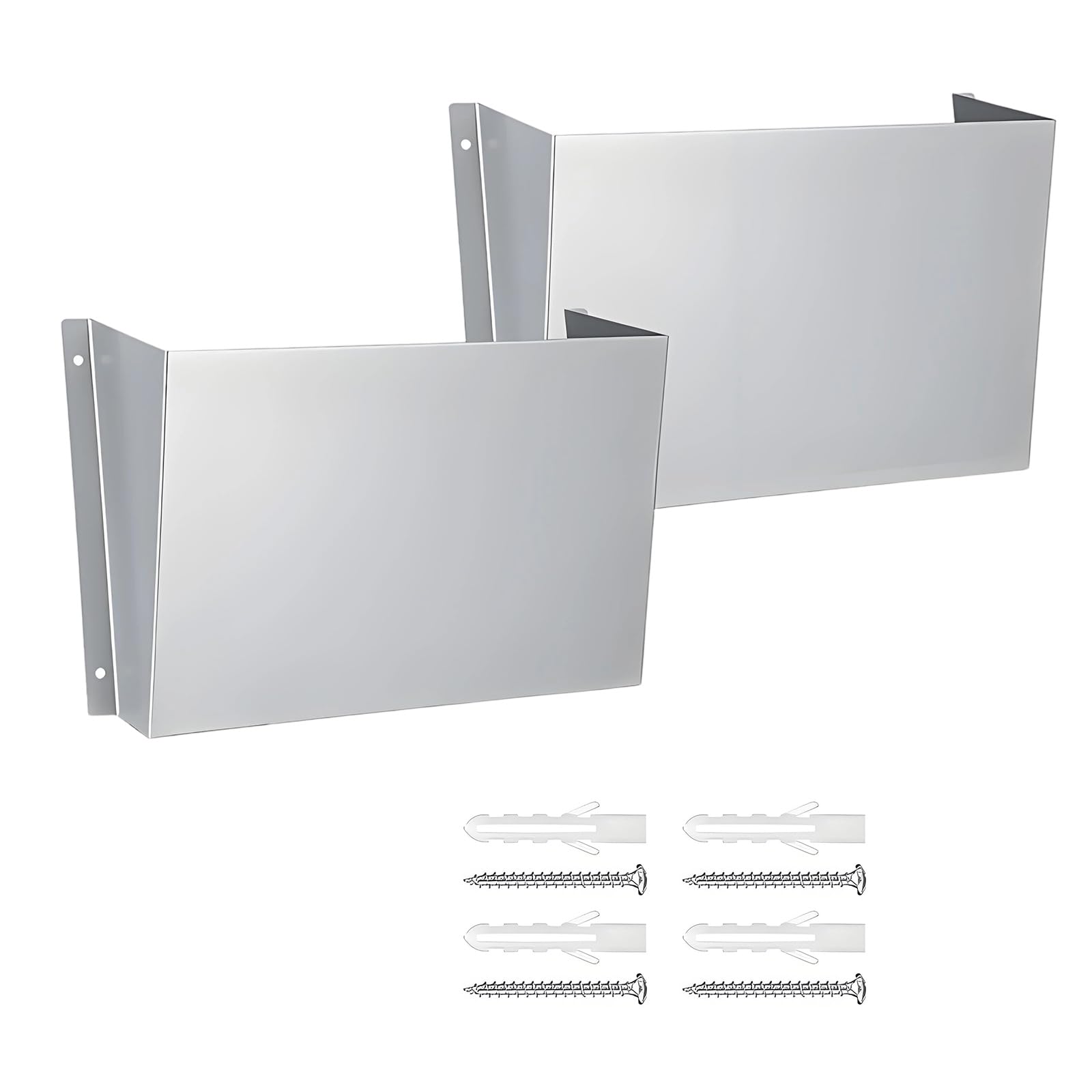 Kalttoy Sturdy Metal Truck Organizers with Deeply Pockets Perfect for Storing Documents and Map Work Vehicle Organizers Aluminum Truck Shelf