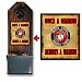 "Marine Corps" Bottle Opener and Cap Catcher, Wall Mounted - Handcrafted by a Vet - 100% Solid Pine 3/4" Thick - Officially Licensed # 19527
