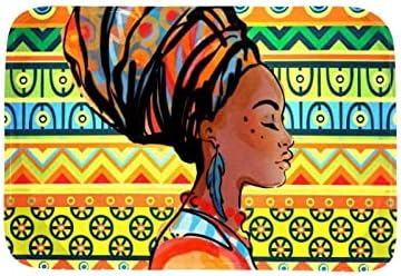 VBFOFBV Rug for Bedroom, Bath Mat, Kitchen Rug, Washable Throw Rug for Kitchen, Laundry, Doorway, Porch, African Woman Pattern Vintage Ethnic Art Tribal