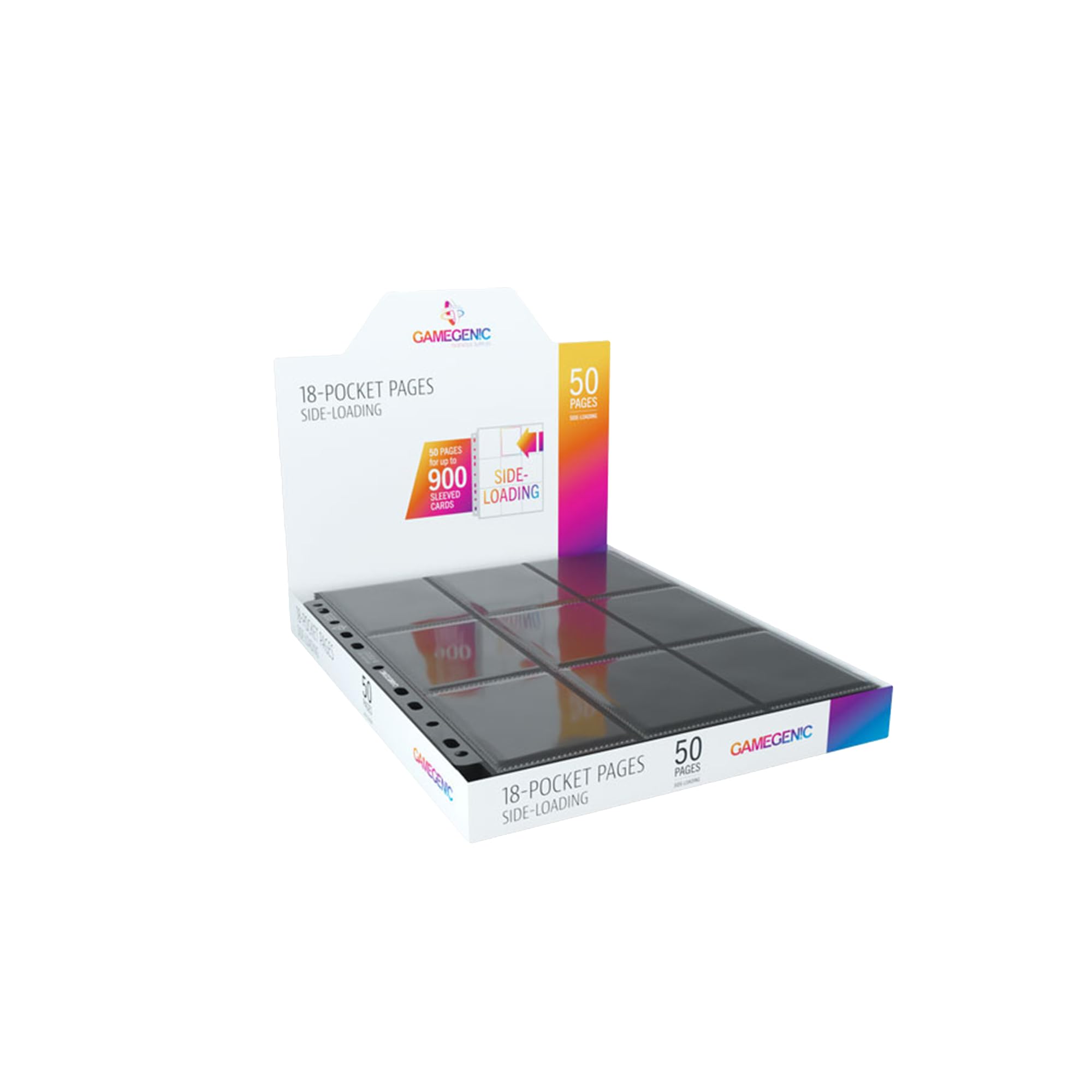 Gamegenic Sizemorph Divider Black – Separador Ajustable Para Cajas De Cartas Con Carga Lateral, De 5 A 30 Mm De Grosor, Accesorio Innovador Para Coleccionistas