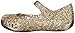 Mini Melissa Campana Zig Zag VI SP BB Mary Jane Shoe (Toddler), Mixed Golden Glitter, 5 M US Toddler