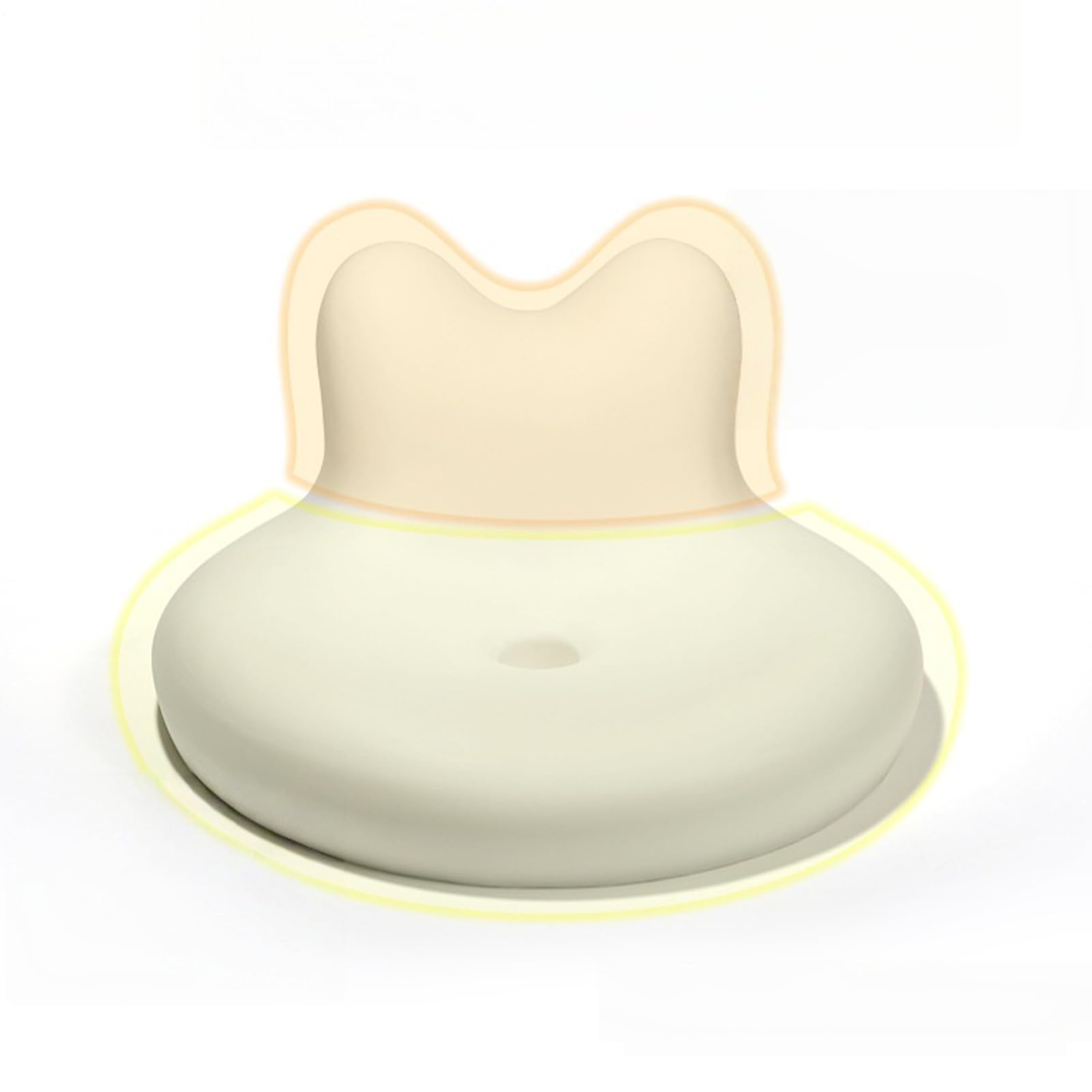 Cojín para Tumbona, 50 x 50 x 21 cm, Soporte para Orejas de Gato para Todas Las Posiciones: de algodón y Spandex, Forma ergonómica, Cabeza - alas, Asiento Fijo, Apoyo postural versátil, Ideal