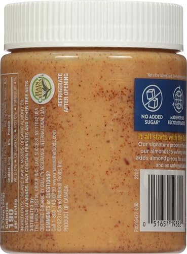 Image of MaraNatha Organic Crunchy Raw Almond Butter, 12 Ounce Jar (Pack of 2)