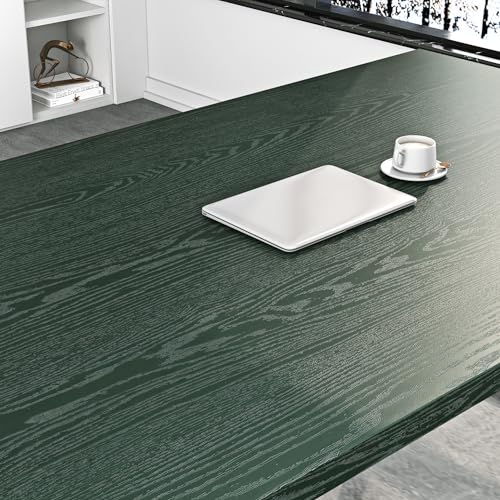 Küchenfolie Livelynine Selbstklebende Möbelfolie Holzoptik Grün 40cm x 2m