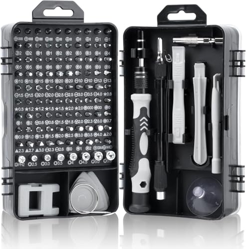 COOLCOLD Precision Screwdriver Set 115-in-1 – Magnetic Electronics Repair Tool Kit with Case for Laptop, PC, iPhone, Watch, Camera, Glasses, Game...
