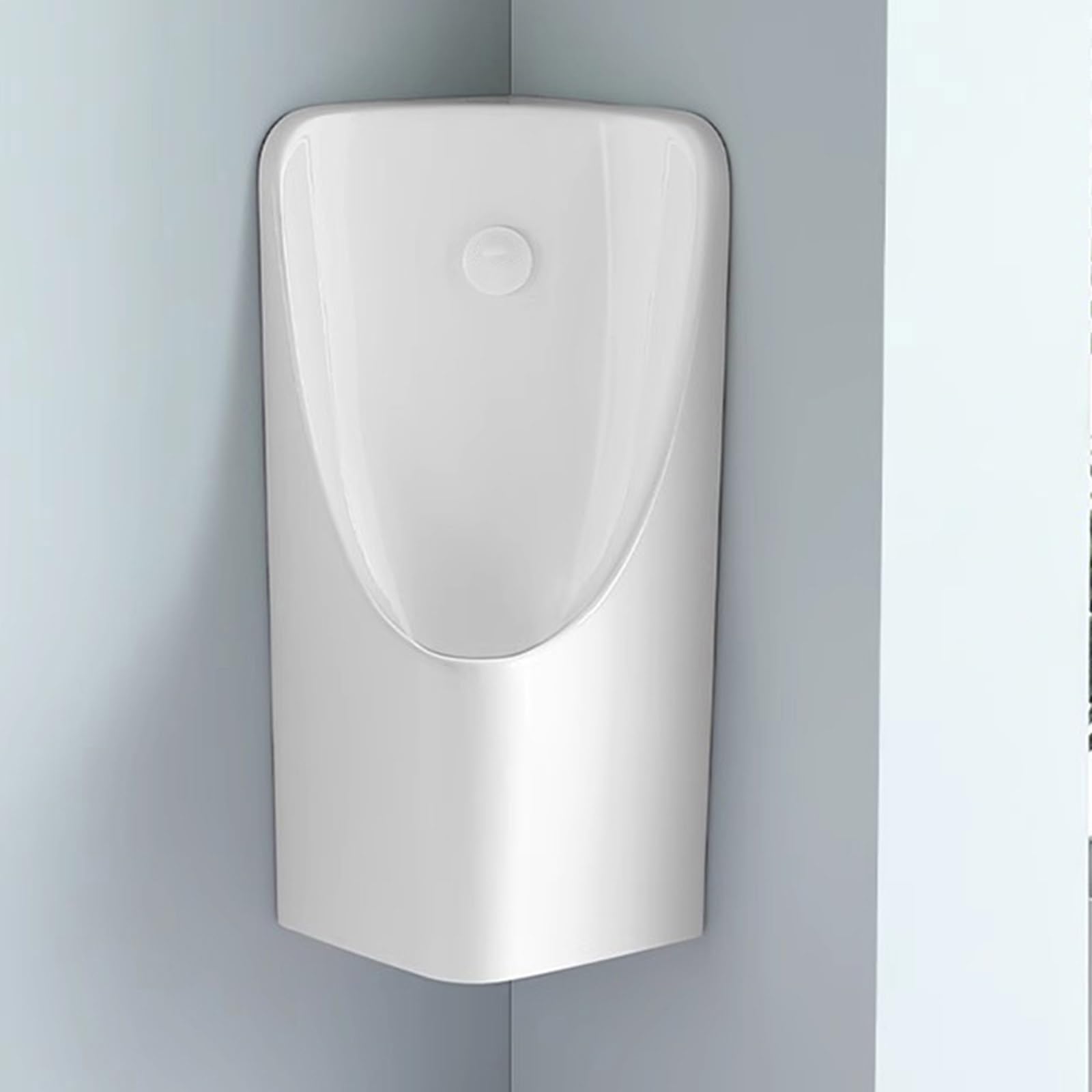 Urinoir pour homme en céramique blanche suspendu pour salle de bain