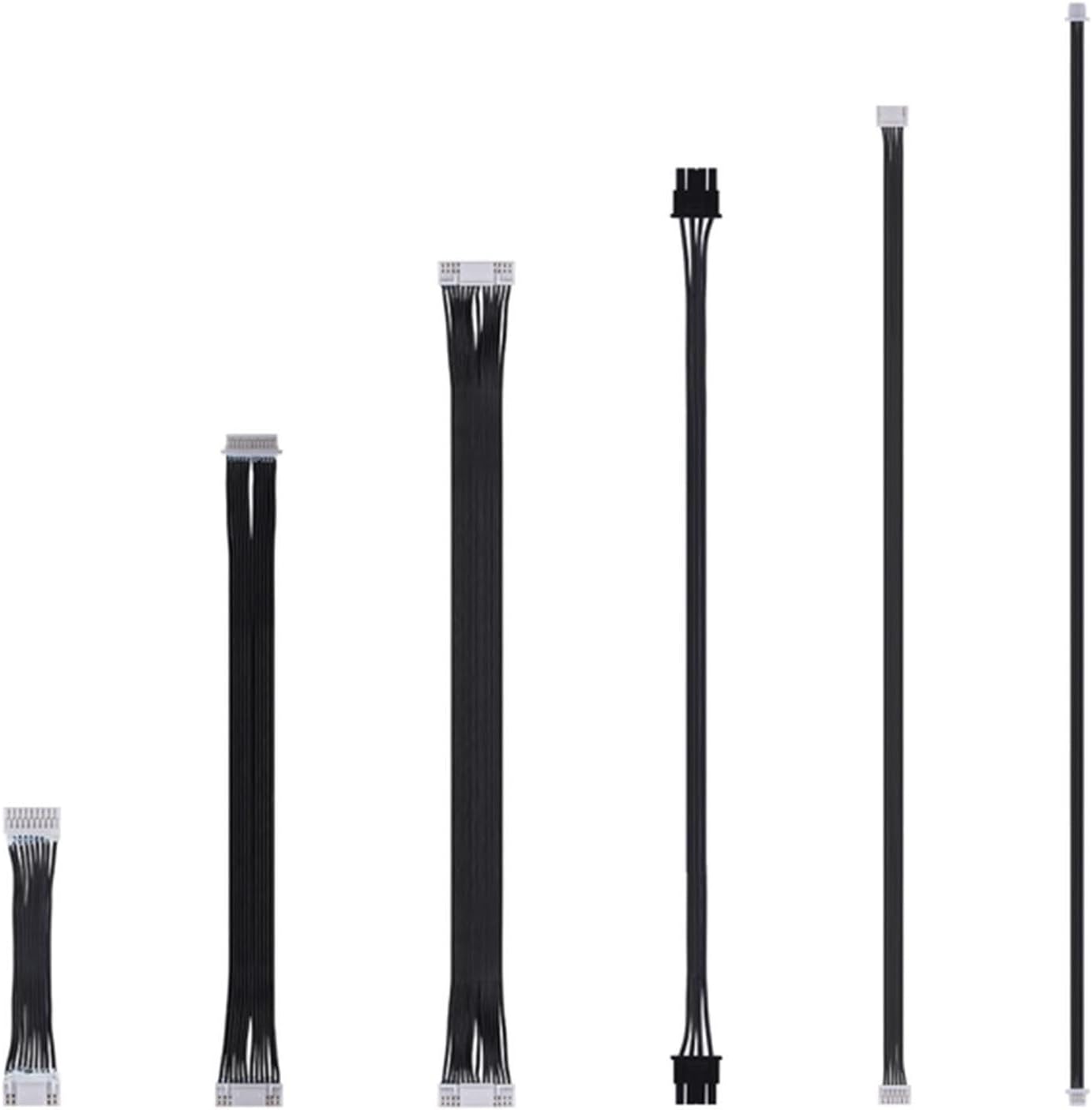 BAFOVY AMS Cable Pack Kit, Replacement for Lab H2D AMS 2 Pro, with 6 Flexible Anti Twisting Cables, for 3D Printer Maintenance and Uninterrupted Feed