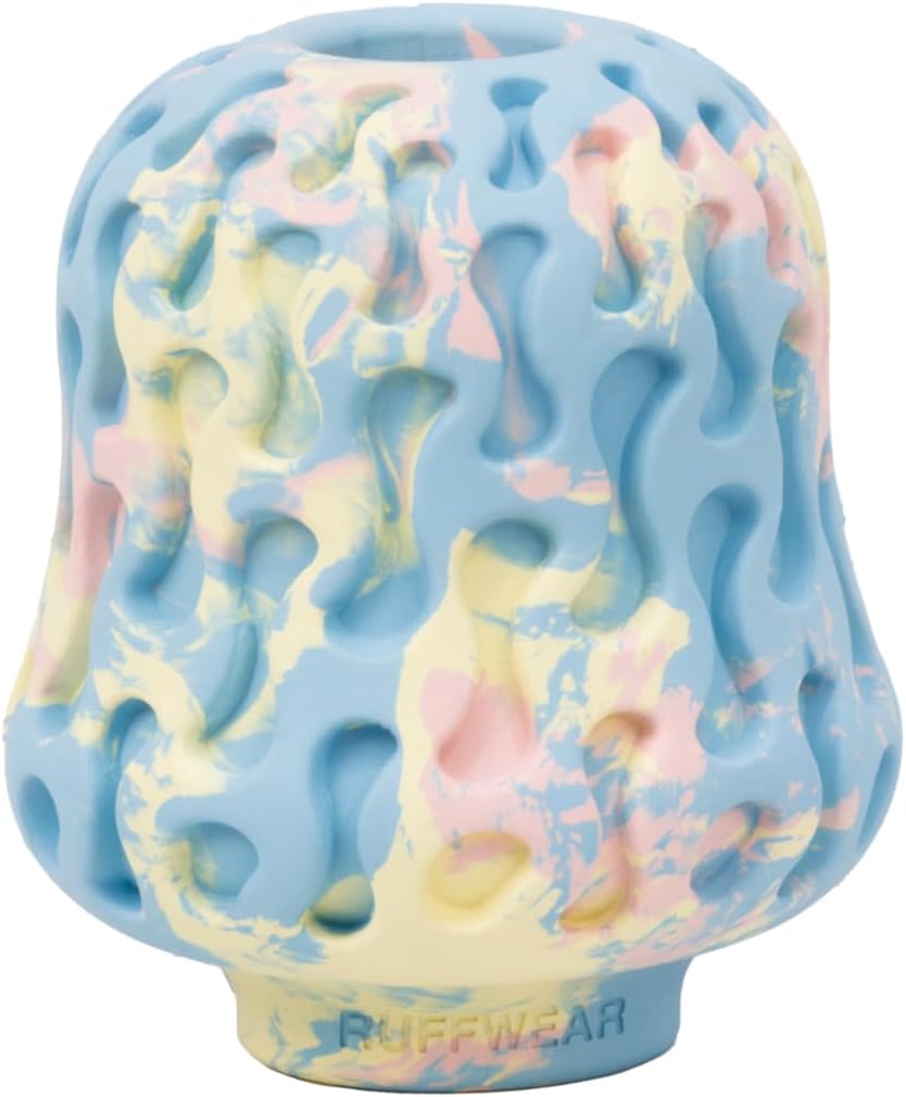 Ruffwear, Morel Toy, Interactive Enrichment Toy for Dogs, Blue Prism
