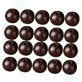 AUTSUPPL 200 piezas Cuentas Redondas de Madera para Bisutería DIY Accesorios Creativos para Pulseras y Rosarios Material Duradero y Seguro para Manualidades