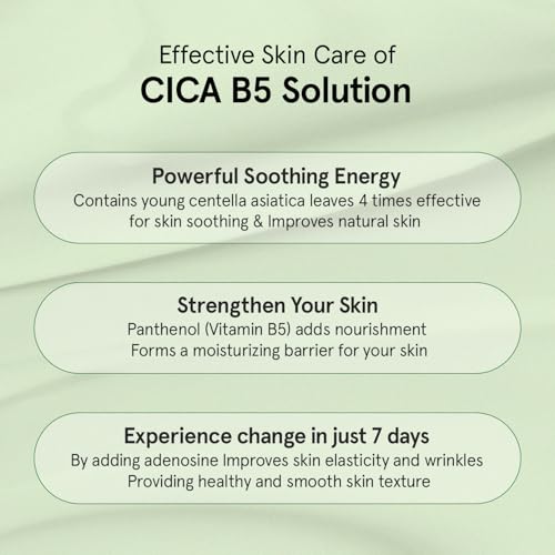 ONE THING CICA B5 Moisturizing Cream 2.36 fl.oz / 70ml | Korean Skincare, Ultimate Hydration and Barrier Strengthening for Sensitive Skin, Non-Greasy, Redness Relief