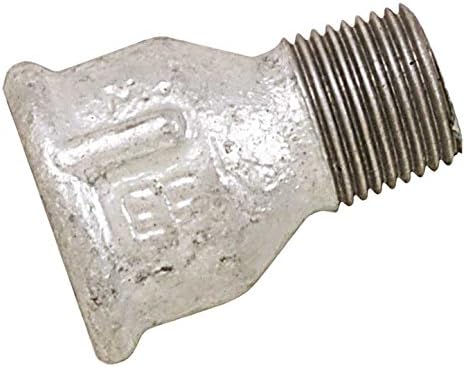 Boutt 2150036 310FF Reducing Nipple Female Galvanized Iron 50 x 60 Male 40 x 49