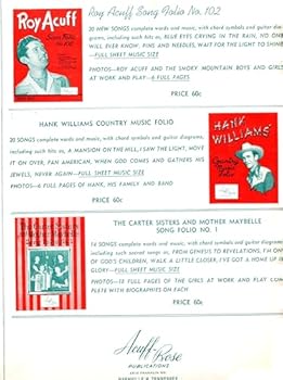 Paperback Hank Williams' Country Hit Parade Book