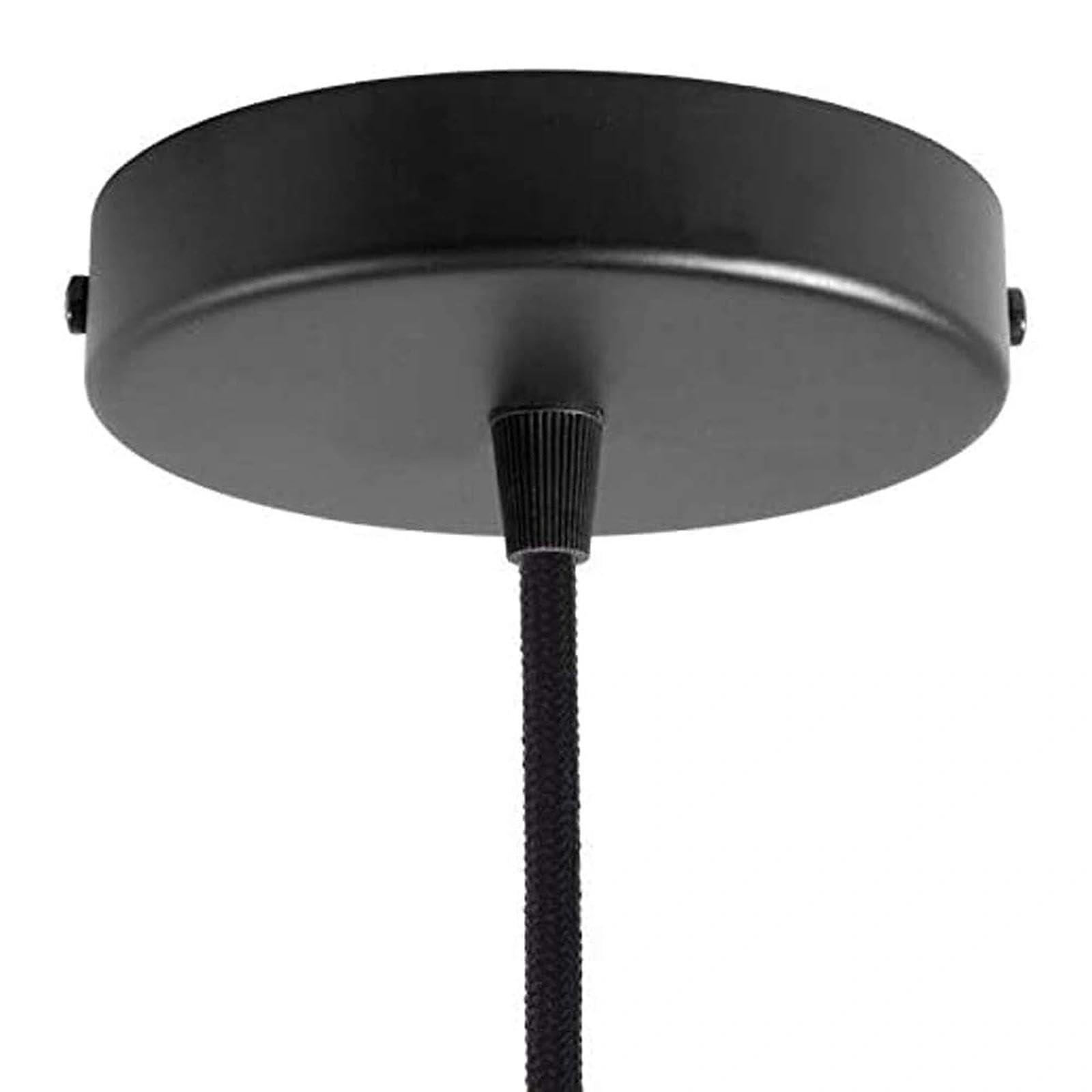 20pcs M10 connettori fermacavo a sospensione in plastica nera fermacavo in plastica fermacavo con filettatura Morsetti regolabili Clip per cavi Illuminazione a soffitto