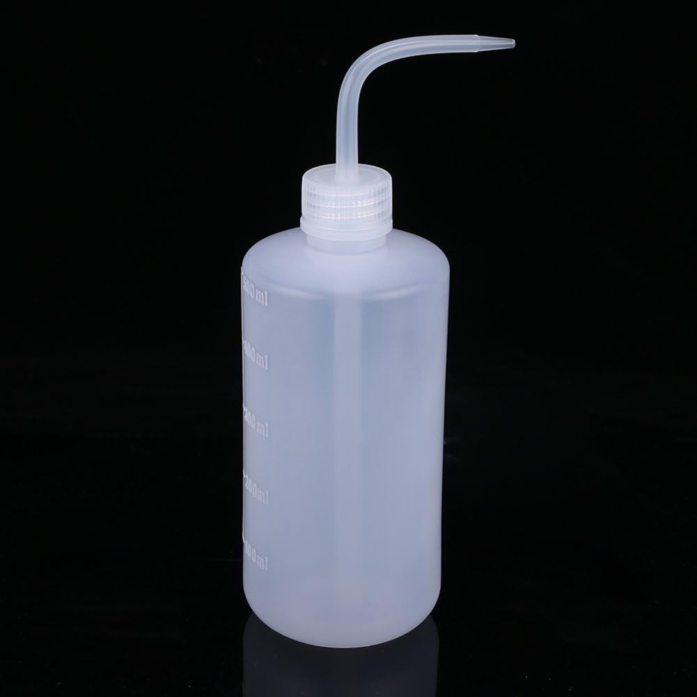 2PCS Tattoo Pigment Storage Bottle Tattoo Ink Empty Bottle Plastic Squeeze Bottles with Twist 500ml, Transparent - Image 4