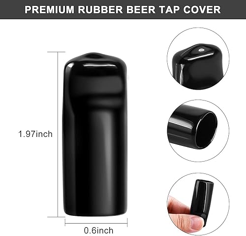 Miniatura 2 de Cubierta de grifo de cerveza para grifo de cerveza de barril, chupete, grifo de cerveza, tapa de grifo de cerveza, tapa de grifo de cerveza de goma