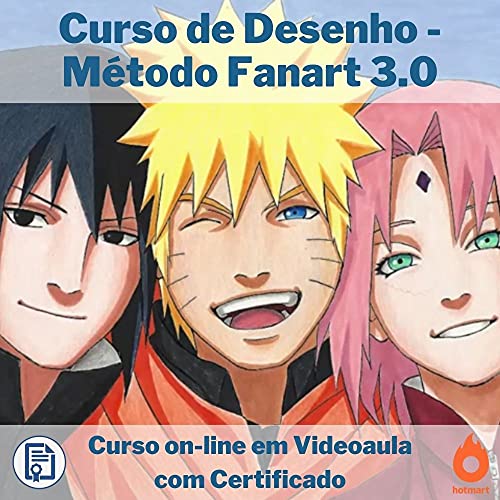 Curso on-line em videoaula de Desenho - Método Fanart 3.0 com Certificado