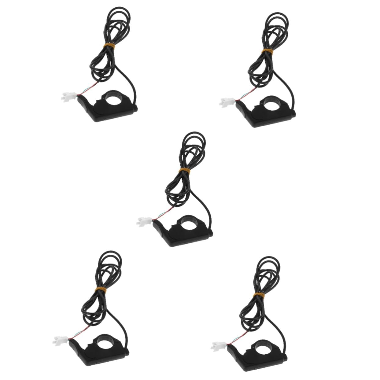 SOLUSTRE 5pièces Accélérateur De Pouce pour Vélo Électrique Et Trottinette De Vitesse Facile à Installer Compatible De Modification pour Scooter Connecteur