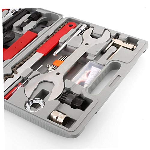 Bicycle Repair Kit Multifunction Tools Mechanic Maintenance Set for Mountain Road Bike Silver Bicycle Supplies - Image 5