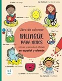 spanisch kindersitz  Libro de colorear bilingüe para niños en español y alemán: colorea y aprende el alfabeto: Ein zweisprachiges Malbuch auf Spanisch und Deutsch/Lerne ... (Spanisch Deutsche Kinderbücher, Band 2)