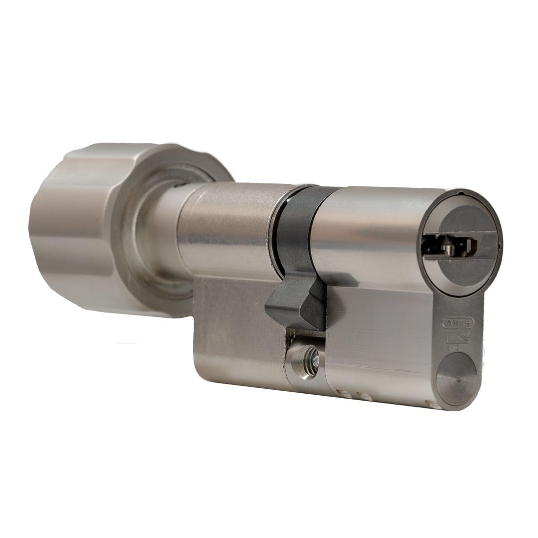 ABUS Bravus.2500 MX Magnet Knaufzylinder 30|30K | Sicherheitszylinder mit Magnet-Technologie | Höchster Kopierschutz | Patentschutz bis 2038 | 5 Schlüssel + Sicherungskarte | Einzelschließend