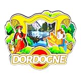 Unique : chaque aimant décoratif est synthétisé à partir de 3 pièces de matériau MDF et fabriqué à la main, de sorte que chacun est unique. La surface est recouverte d'un film brillant BOPP pour garantir que la couleur ne s'estompe pas