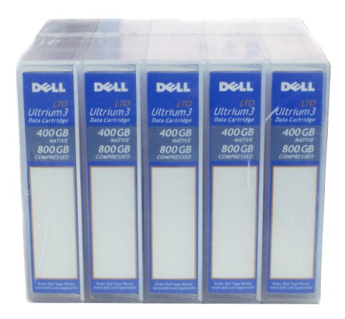 Dell HC591, HC593, RC922 Genuine Oem 5-Pack Dell Hc591 Hc593 Rc922 400 Gb (Native) / 800Gb (Compressed) Lto Lot-3 Ultrium3 Data Tape Cartridge Compatible Part Numbers: Hc591 thumb #1