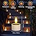 SoulBay Solar Tea Lights Outdoor Waterproof, 12 pcs 1.5