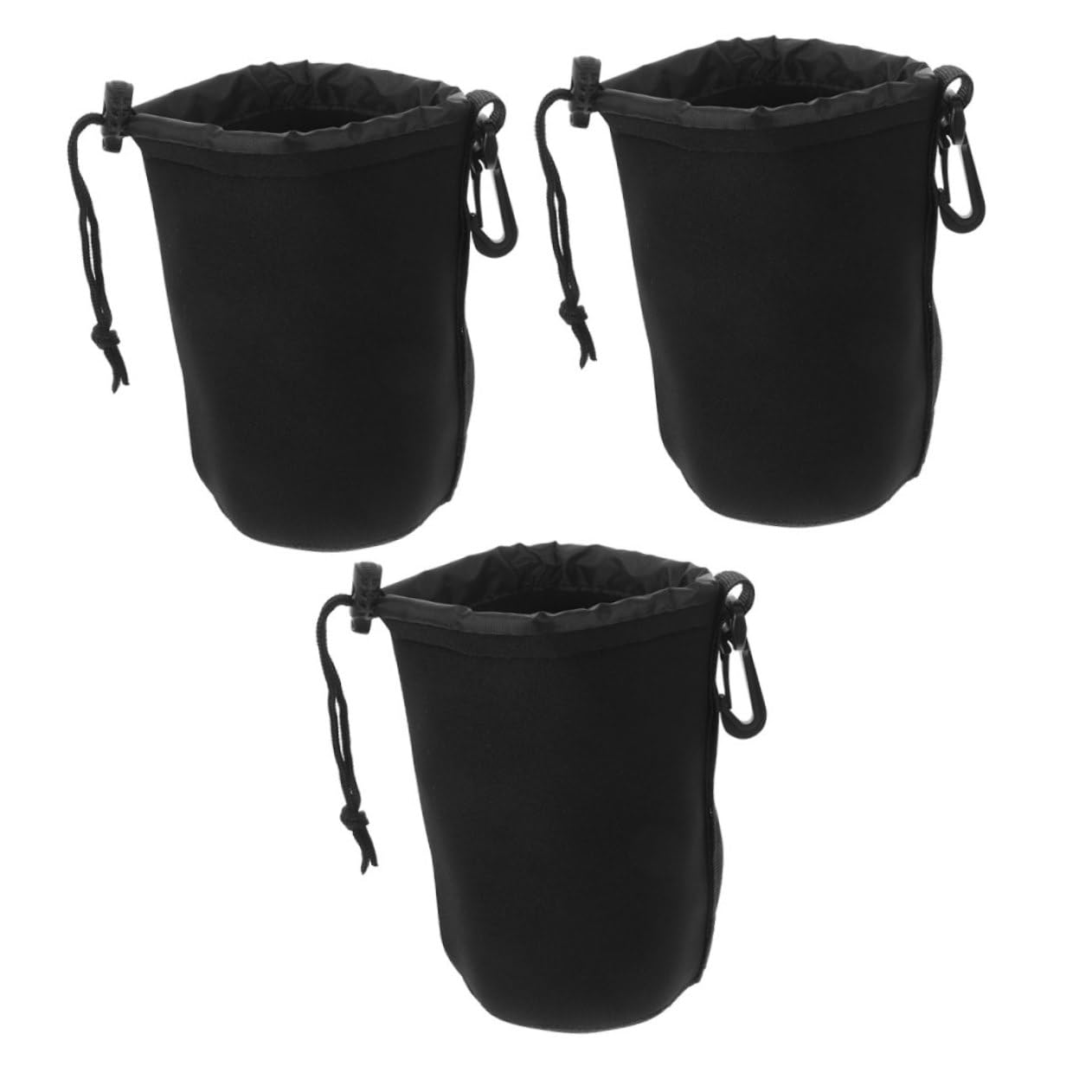 Angoily 5 Juegos De Bolsas Protectoras para Lentes De Cámara para Exteriores 3 Unidades X 5