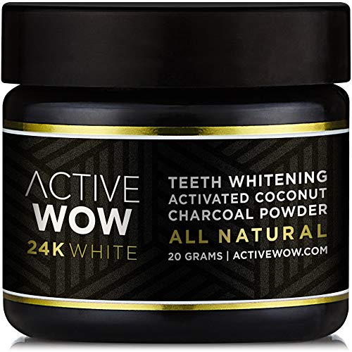 Active Wow Teeth Whitening Charcoal Powder Natural