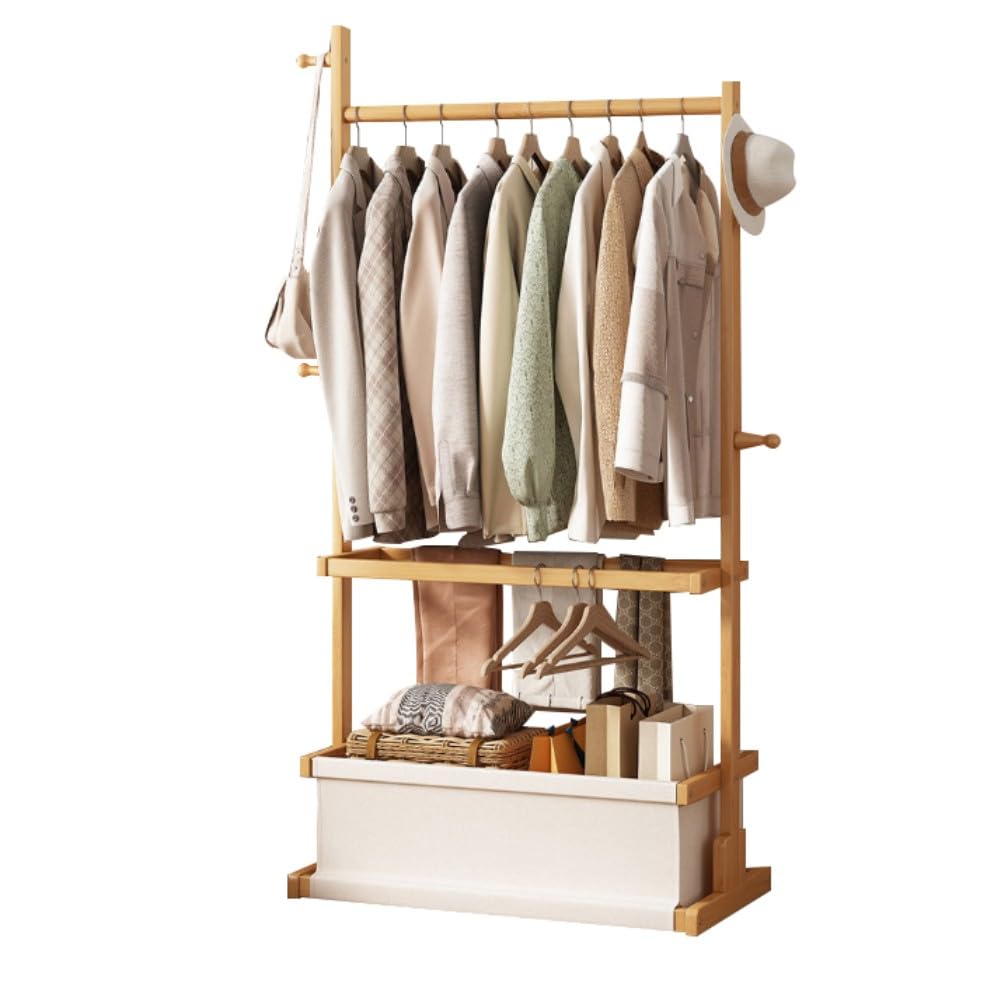 Penderie en bois robuste : l'élégance naturelle pour organiser vos vêtements