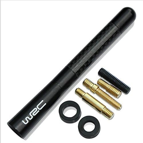 Ofustar WRC Carbon Fibre Car AM/FM Radio 4.7 Inch Antenna for Ford E250 E150 CMax F150 F250 Focus MK2 MK3 Fiesta kuga Ecosport Escape Edge Explorer Expedition All Model