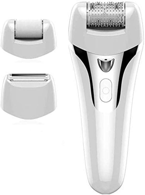 Epilator, Hair Removal Epilator, for Legs,Underarms, Bikini& Face, Face Care for Women 3 in 1 Kit (Color : White)