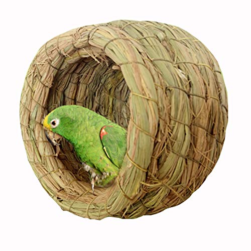 Nid d'oiseau tissé en paille de haute qualité pour décoration extérieure