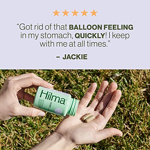 Hilma Natural Gas + Bloat Relief And Dairy + Gluten Digestive Aid Supplements #TOP5