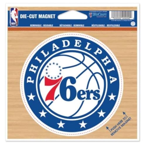 Aimant NBA Philadelphia 76ers WinCraft pour décorer votre frigo et bureau