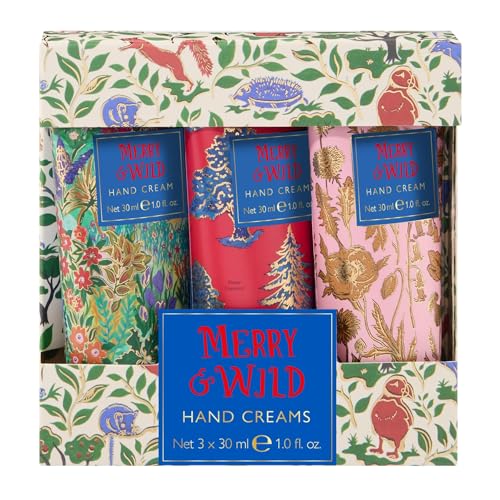 Heathcote & Ivory Merry & Wild Holiday Hand Cream Trio 30ml Each