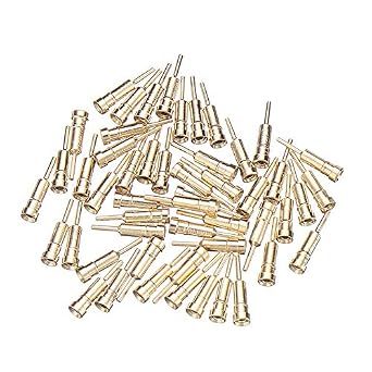 50pcs/Set 0.8mm Diameter Tube Socket Pins Nixie/VFD Tube Socket Female Pin for IN-14 IN-16 QS18-12 QS16 YS13-3