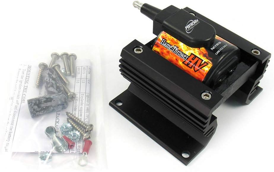 Pertronix 60104 Flame-Thrower 60,000 Volt E-Core 0.45 ohm HV Coil