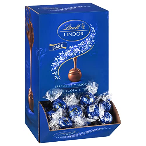 Lindt LINDOR Dark Chocolate Truffles with Smooth, Melting Truffle