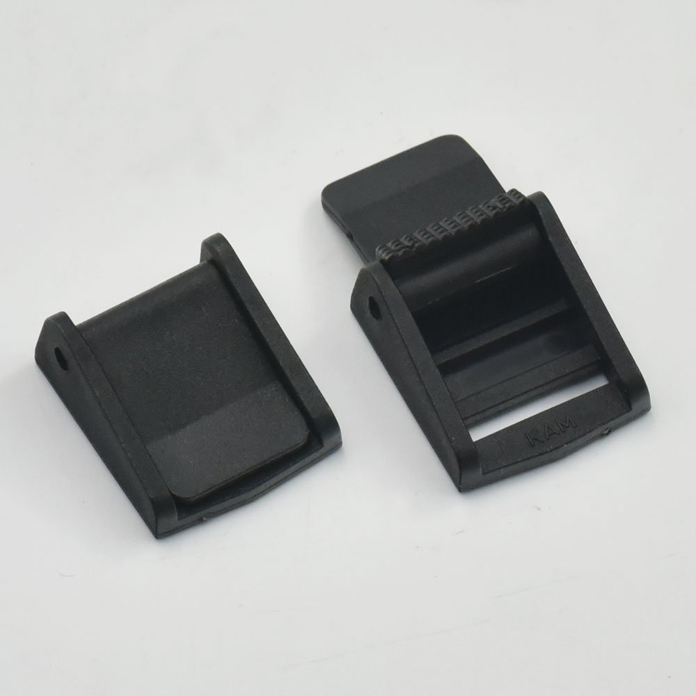 Micoshop Black 25 Pcs 3/4 19Mm Cam Buckles Plastic 4 Strap Belt Webbing Side Release Paracord Lanyard By
