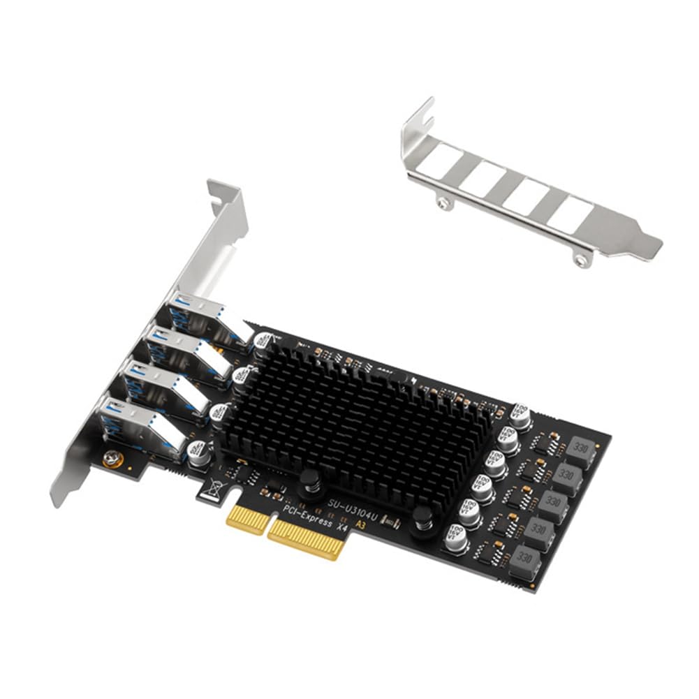 Do karty PCI-E USB 4-portowy koncentrator USB Multipier dla PCI-E X4 do 4 portów USB3.1 karta rozszerzeń USB 3.2 Gen2 40 Gb/s do PC