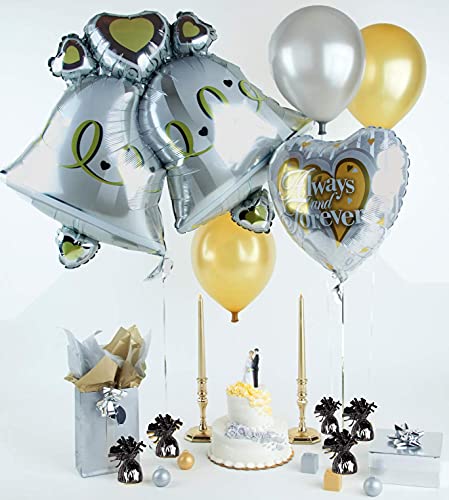 Blue Ribbon B07X599WC3 Helium Tank With 50 Balloons And White Ribbon + 12 Black Balloon Weights + Plus Balloon Tying Tool thumb #6