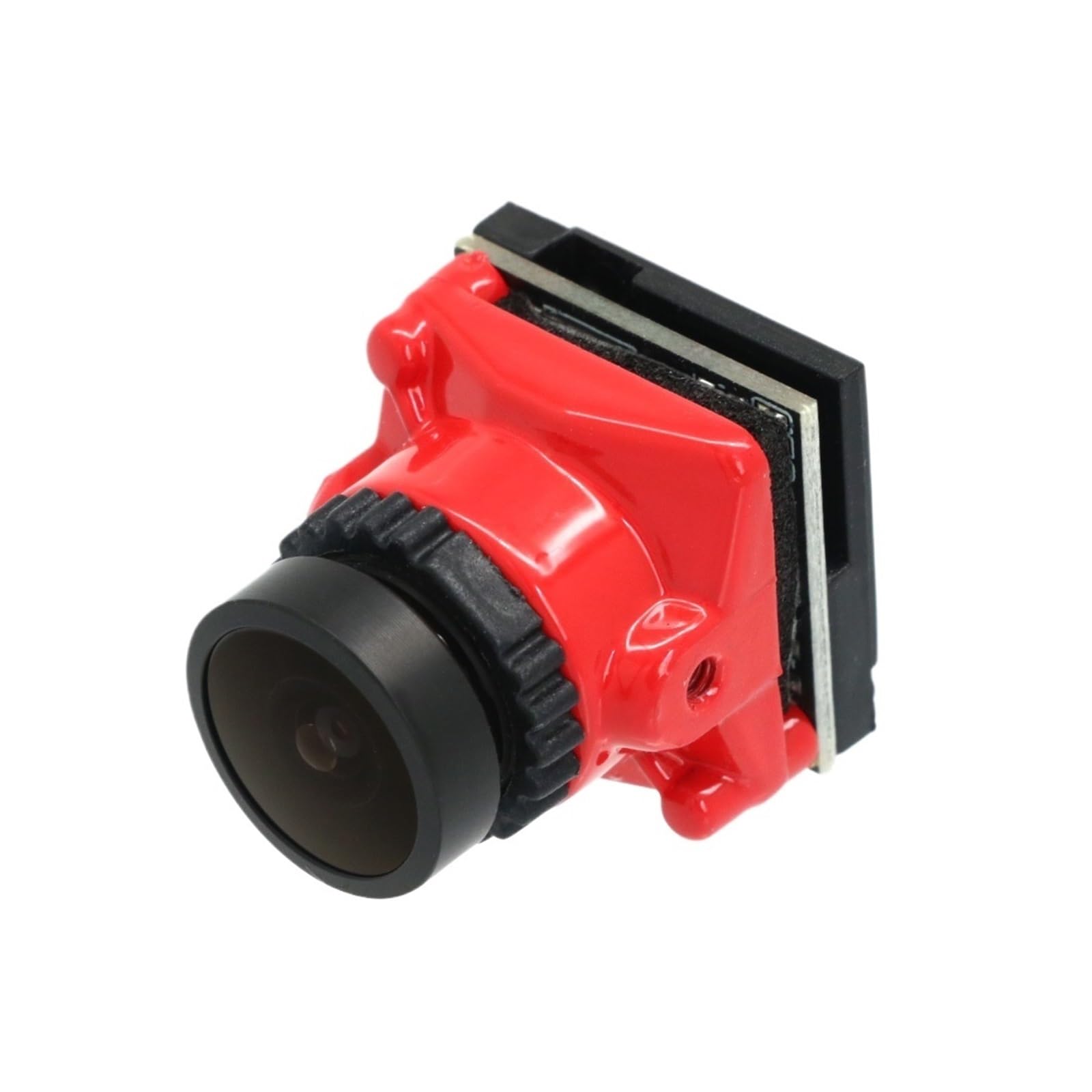 Telecamera RC FPV 1800TVL Mini obiettivo da 2,1 mm con OSD interno regolabile for drone corsa(Red)