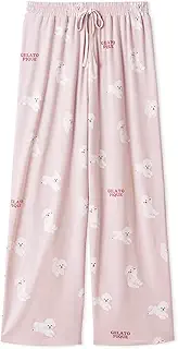 gelato pique(ジェラート ピケ) お腹見せドッグ柄ロングパンツPWCP261260レディース