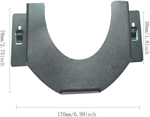 Miniatura 2 de Paquete de 2 herramientas para amoladora angular, soporte de montaje en pared, amoladoras, máquina de corte en rack (170 x 70 x 30)