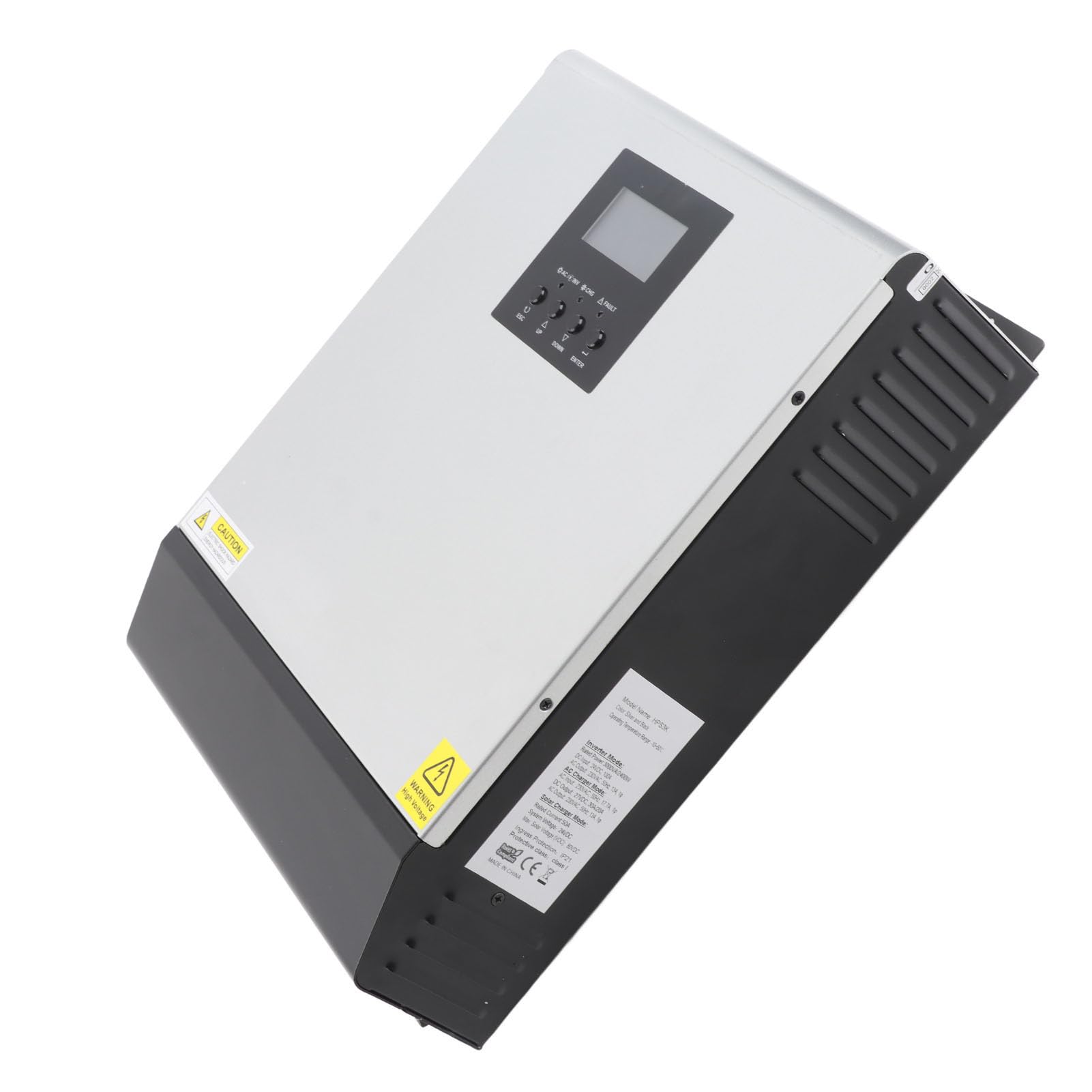 Cocoarm Cargador Inversor Solar Inversor Híbrido PWM 3KVA 2400W Onda Sinusoidal Pura 24VDC a 230VAC 50A Controlador para Usuarios de Energía de Respaldo Domésticos RV
