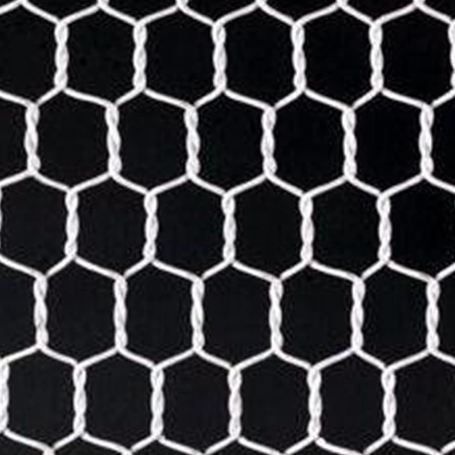 ビニール亀甲金網 ホワイト 目開き:10mm #20 線径：0.85mm