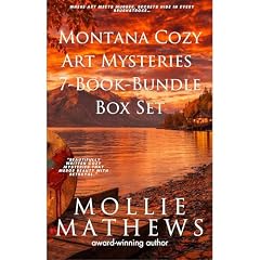 Montana Cozy Art Mysteries 7-Book-Bundle Box Set Audiolibro Por Mollie Mathews arte de portada